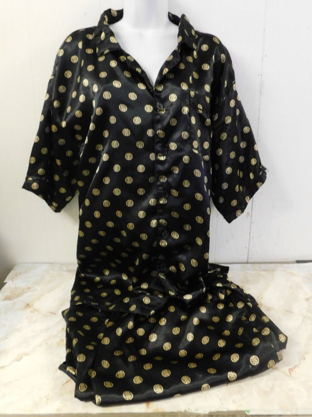 Robert Louis Silk Blend Pajama Set Top & Pants Mens XXL